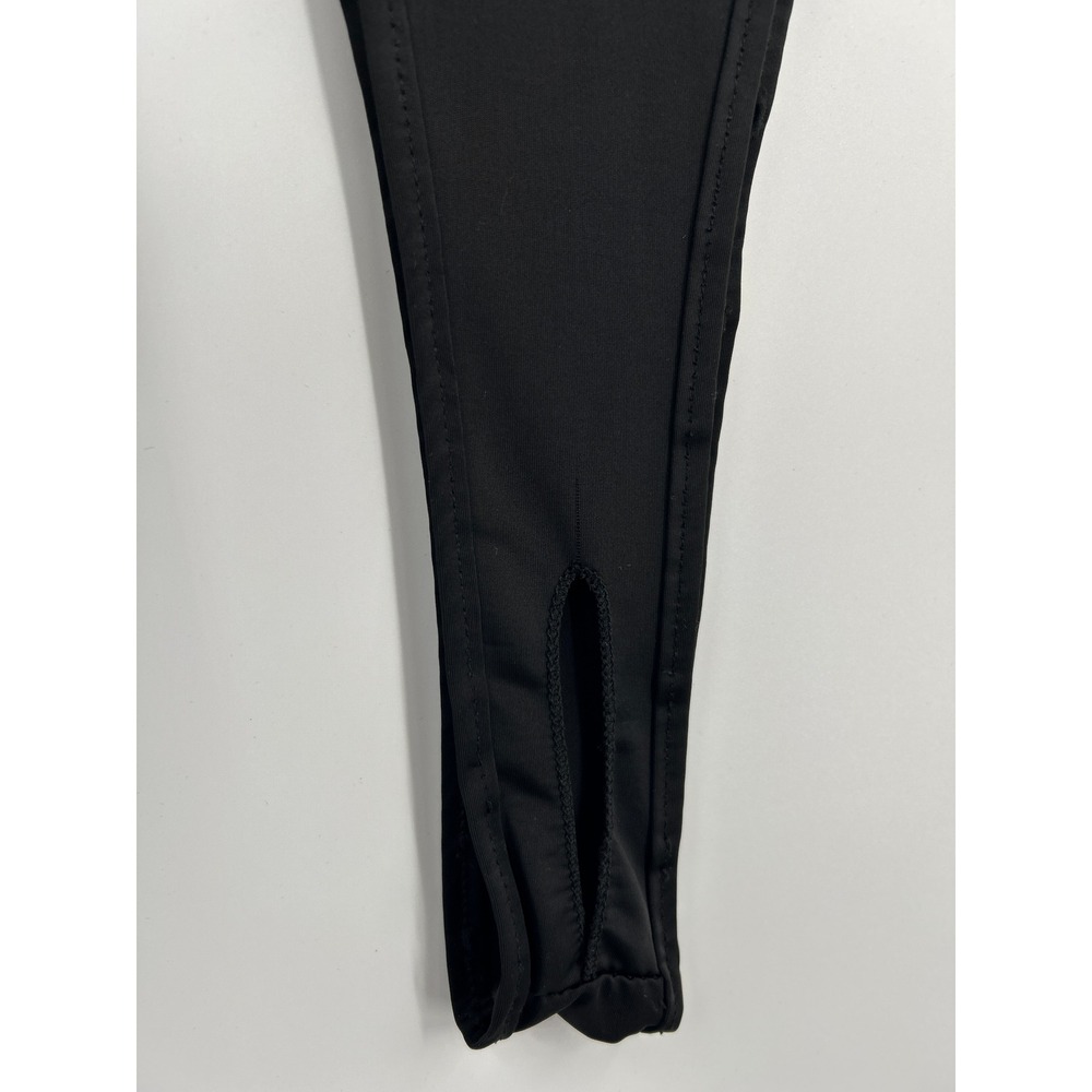 Black High Cut Long Sleeve Bodice Mesh Sleeve Bodysuit Small - Picture 3 of 10